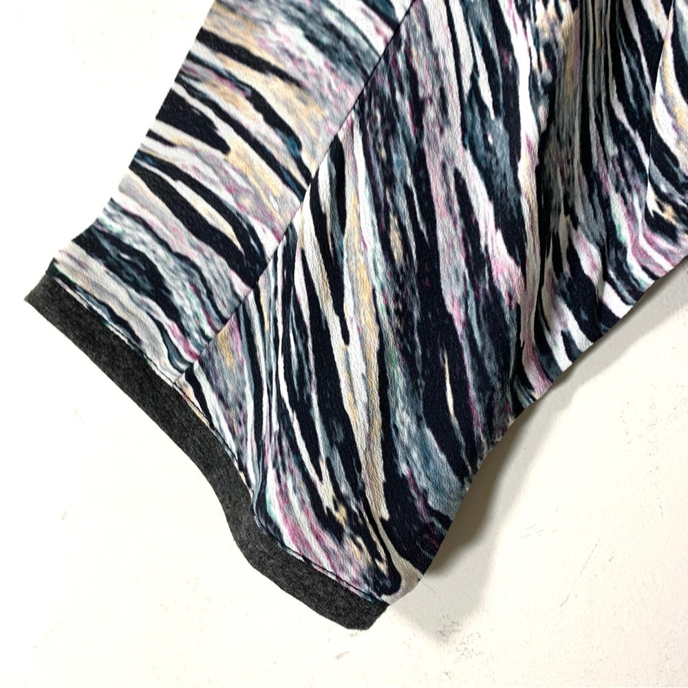 2/$35 Minus Watercolor Stripe Popover Bea Blouse - Picture 5 of 11